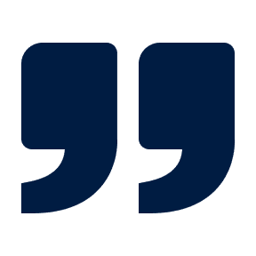 Logo with two stylized, mirrored 'J' letters in dark blue.